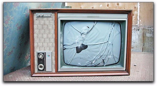 broken consol tv